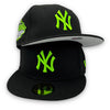 Yankees 1999 World Series New Era 59FIFTY Black & Neon Fitted Hat