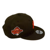 Yankees 96 WS 9FIFTY New Era Brown Snapback Hat Orange Bottom