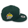 Yankees 99 WS 9FIFTY New Era DK Green Snapback Hat Grey Bottom