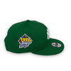 Yankees 99 WS 9FIFTY New Era Green Snapback Hat Grey Bottom