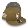 Yankees 99 WS 9FIFTY New Era Khaki Snapback Hat