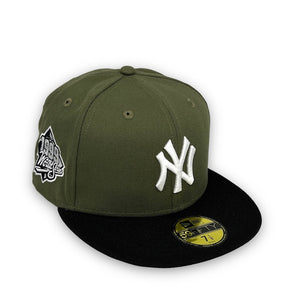 NEW YORK YANKEES DARK GREEN GRAY BRIM NEW ERA FITTED HAT – Sports