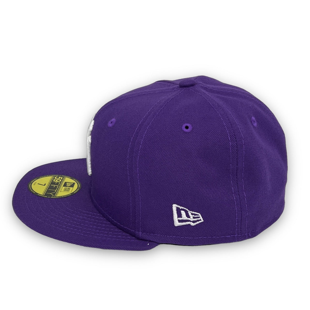 Yankees Basic 59Fifty New Era Fitted Purple Hat Gray Bottom – USA