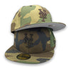 New York Mets Basic New Era 59FIFTY MLB Fitted Camo Hat