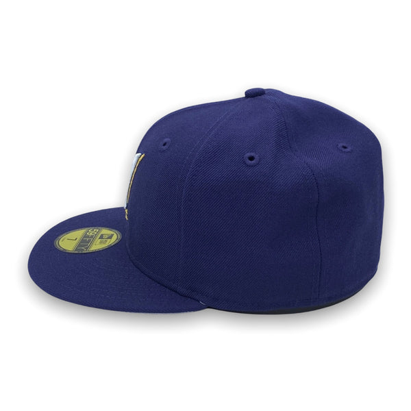 Milwaukee Brewers 2000-2006 Authentic Collection 59FIFTY New Era Light Purple Hat
