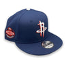Houston Rockets Western Conference 9FIFTY New Era Snapback Navy Blue Hat
