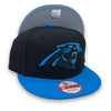 Carolina Panthers NFL 9FIFTY New Era Black Snapback Hat