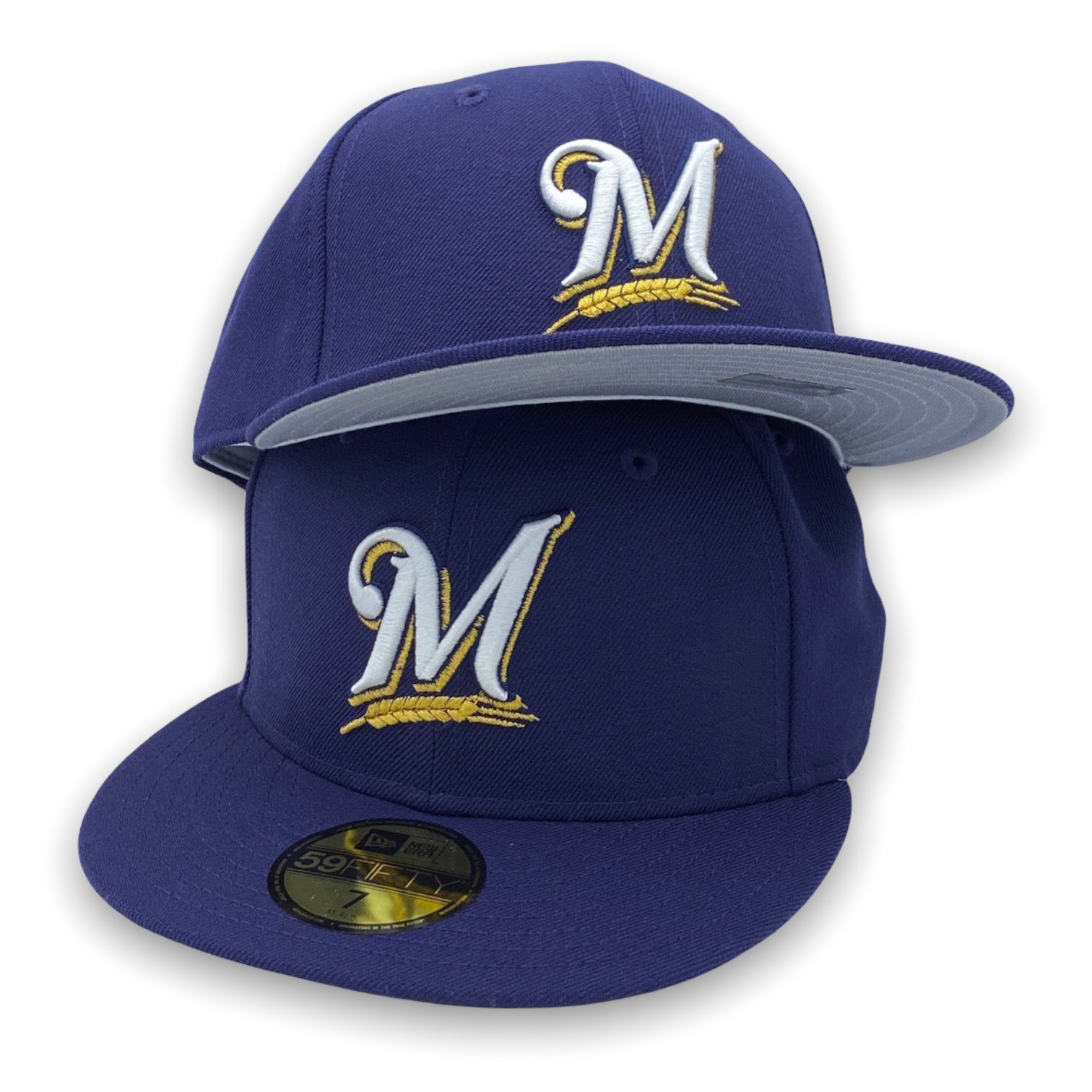 Milwaukee Brewers 2000-2006 Authentic Collection 59FIFTY New Era Light ...