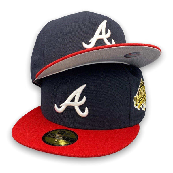 Atlanta Braves 1995 World Series 59FIFTY New Era Navy & Red Hat