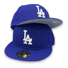 LA Dodgers Basic Authentic Collection 59FIFTY New Era Blue Fitted Hat
