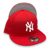New York Yankees Basic 9FIFTY New Era Red Snapback Hat