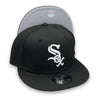 Chicago White Sox Basic 9FIFTY New Era Black Snapback Hat