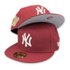 New York Yankees World Series 1996 59FIFTY New Era Red Cardinal Hat