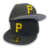 Pittsburgh Pirates Basic Authentic Collection 59FIFTY New Era Black Fitted Hat